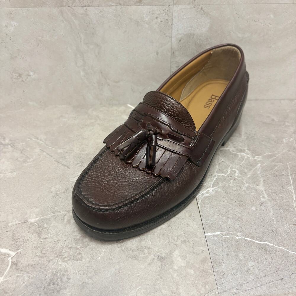 G.H. Bass Penny Loafers Vintage Tyler Brown Leather Kiltie Tassel Men’s 11.5 M